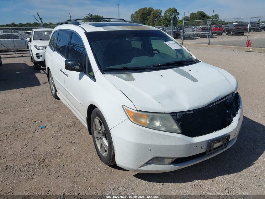 Vin: 5fnrl5h90bb034104, lot: 46737630, honda odyssey touring/touring elite 20111