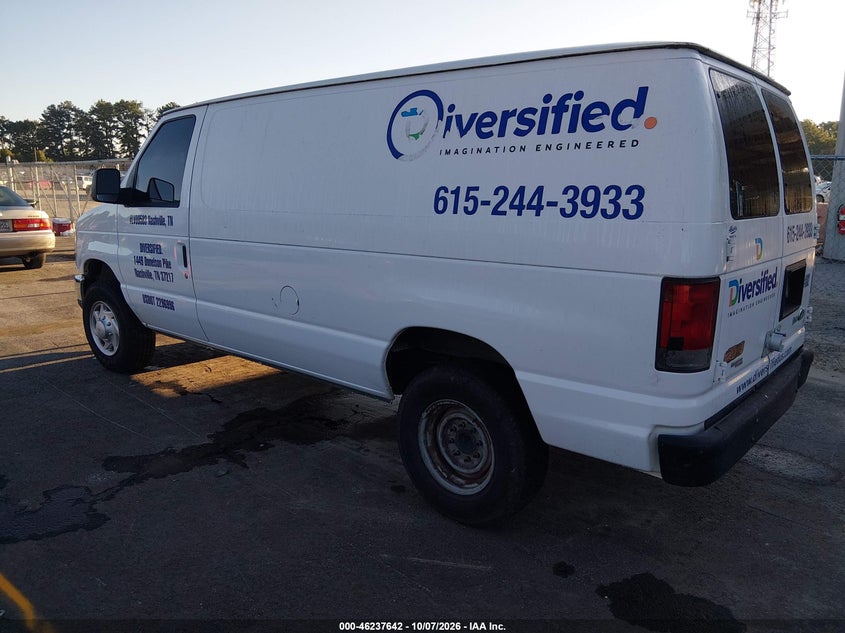 Vin: 1ftne2ew2eda10142, lot: 46737636, ford e-250 commercial 20143