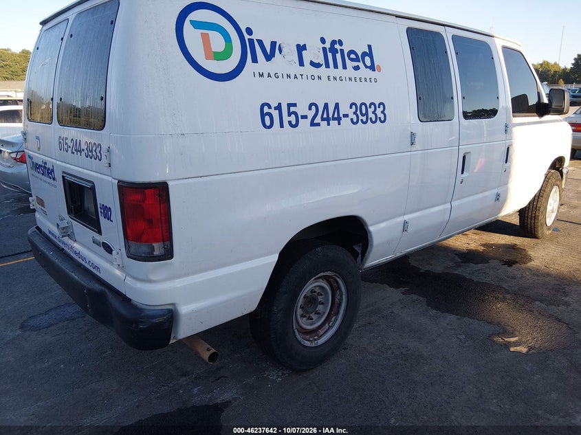 Vin: 1ftne2ew2eda10142, lot: 46737636, ford e-250 commercial 20144