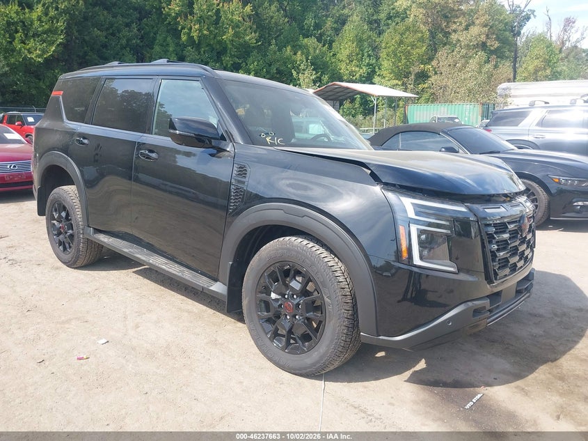 Vin: jn8ay3dexs9402986, lot: 46737657, nissan armada pro-4x 4wd 2025 img_1