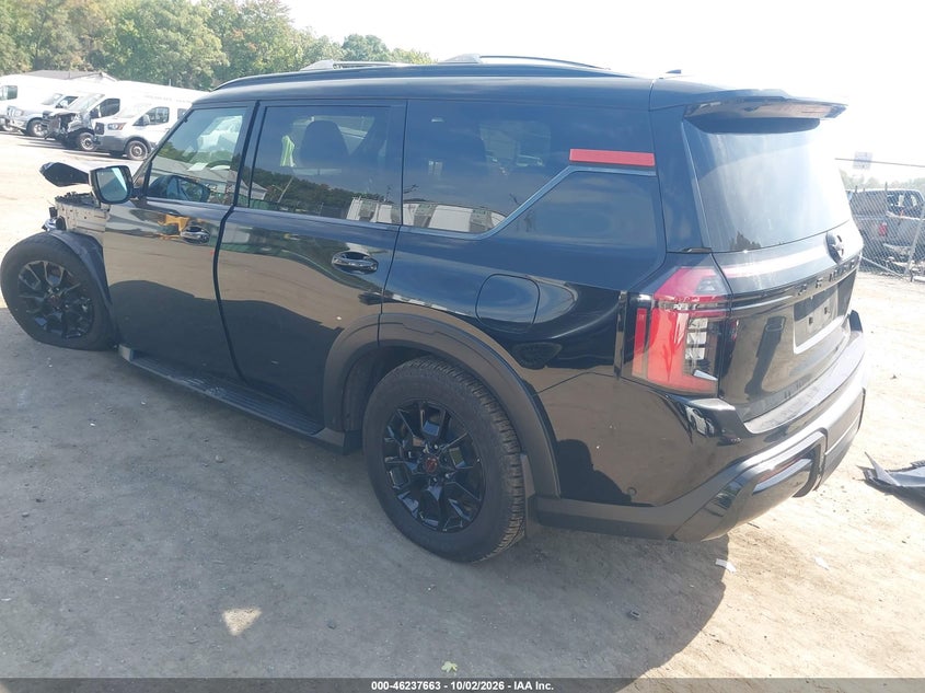 Vin: jn8ay3dexs9402986, lot: 46737657, nissan armada pro-4x 4wd 20253