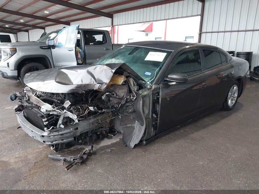 Vin: 2c3cdxbg1jh180451, lot: 46737658, dodge charger sxt rwd 20182