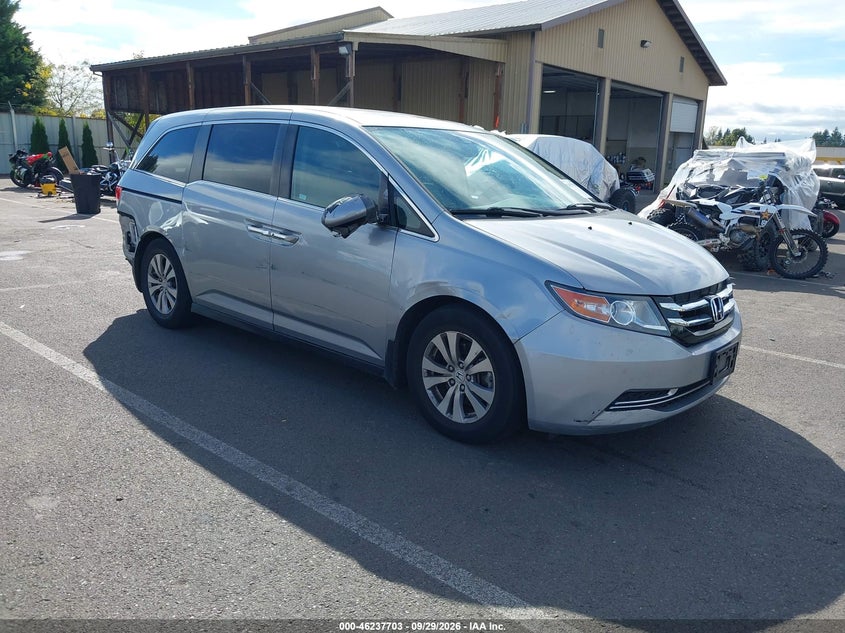 Vin: 5fnrl5h68gb050614, lot: 46737697, honda odyssey ex-l 20161