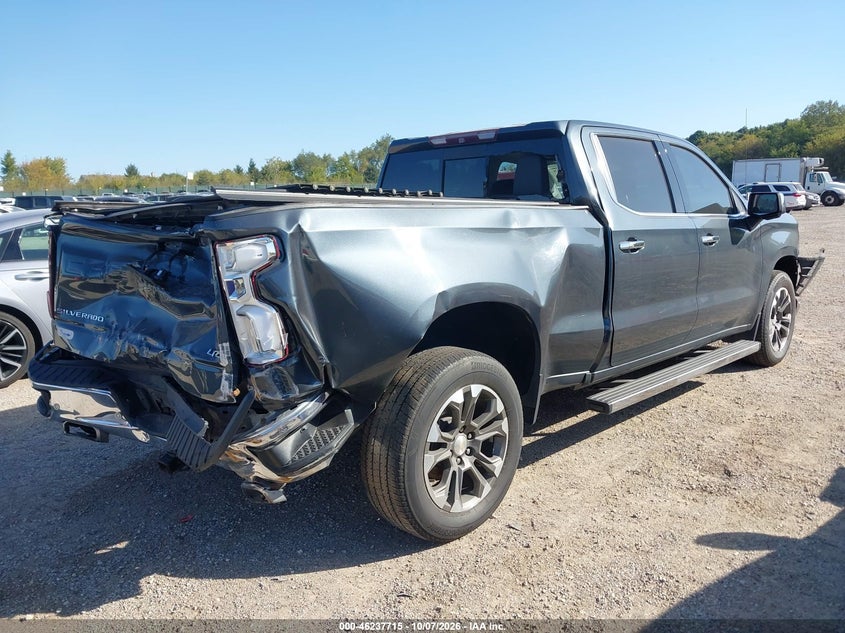 Vin: 1gcuygel2kz220552, lot: 46737709, chevrolet silverado 1500 ltz 20194