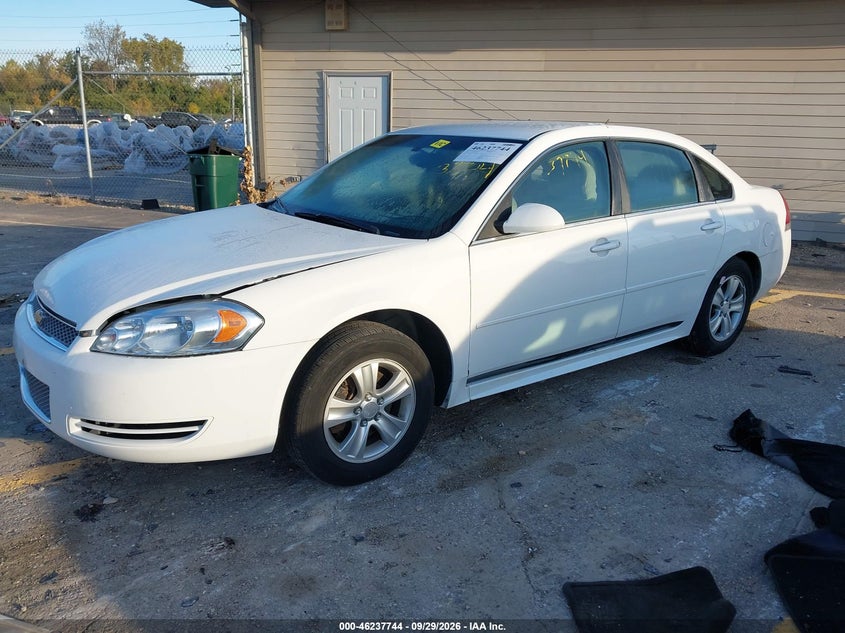 Vin: 2g1wf5e30d1105178, lot: 46737738, chevrolet impala ls 20132