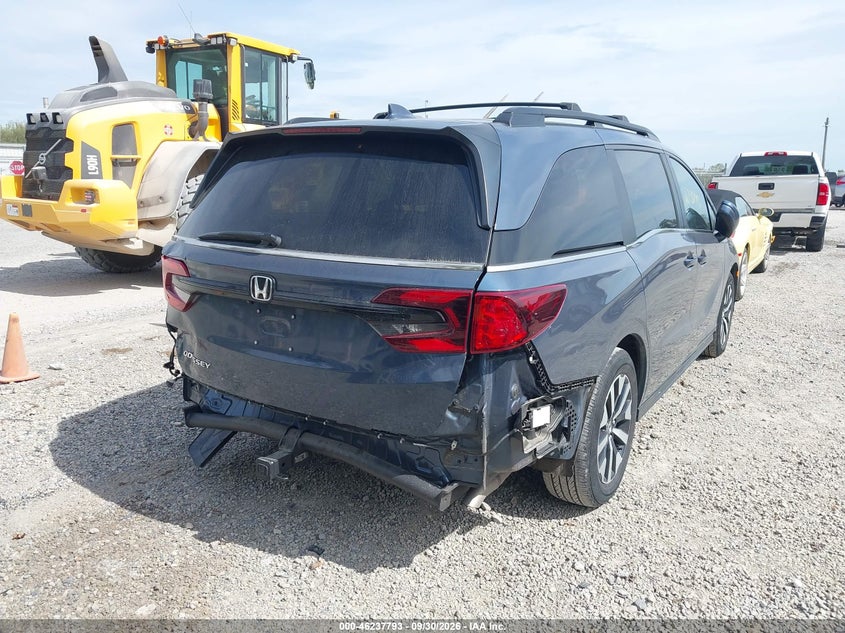 Vin: 5fnrl6h67sb004819, lot: 46737787, honda odyssey ex-l 20254