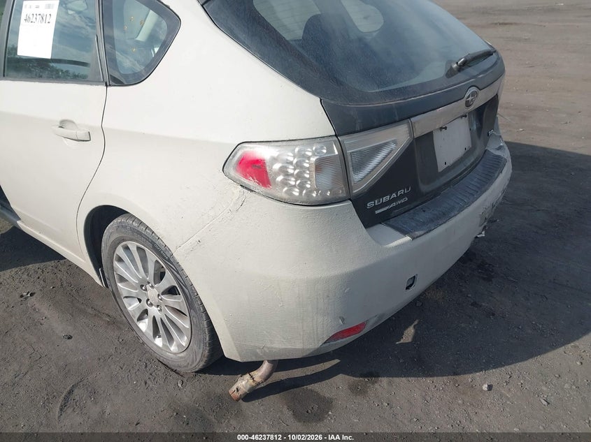 SUBARU IMPREZA 2010 VIN JF1GH6B68AH810495