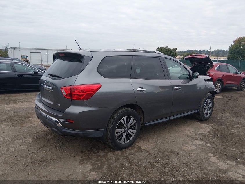 Vin: 5n1dr2mm6hc641014, lot: 46737892, nissan pathfinder s 20174