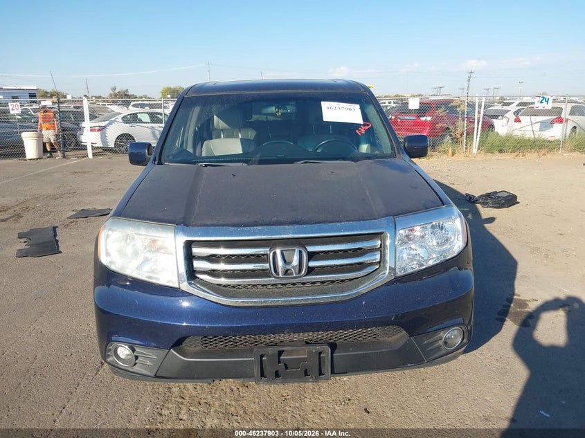 HONDA PILOT 2013 VIN 5FNYF3H55DB023381