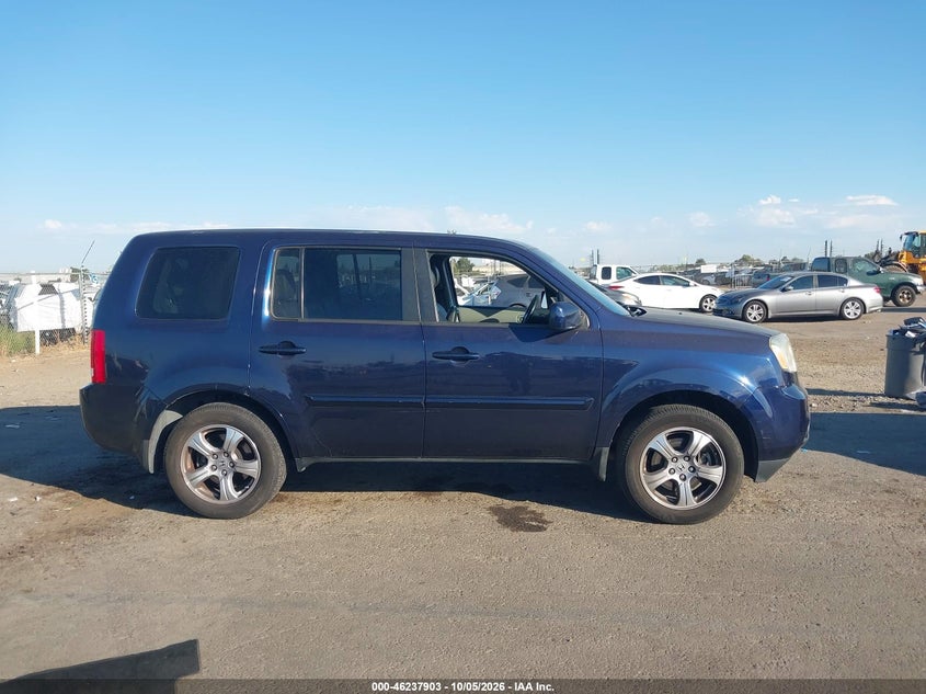 HONDA PILOT 2013 VIN 5FNYF3H55DB023381
