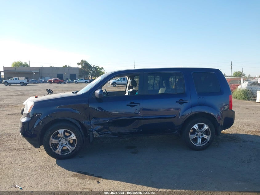 HONDA PILOT 2013 VIN 5FNYF3H55DB023381
