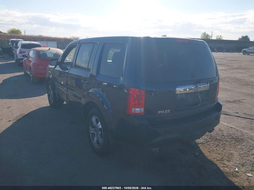 HONDA PILOT 2013 VIN 5FNYF3H55DB023381