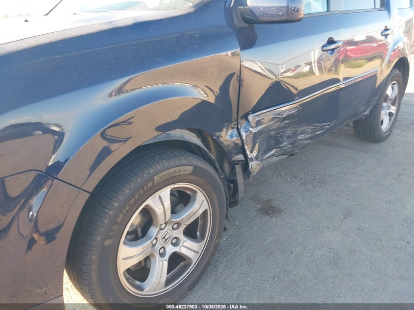 HONDA PILOT 2013 VIN 5FNYF3H55DB023381