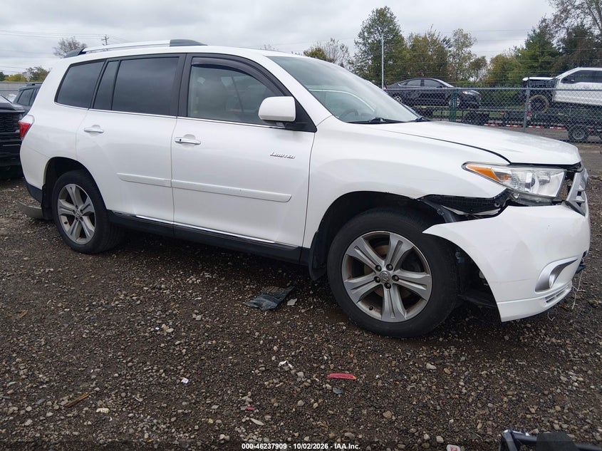 Vin: 5tddk3ehxcs165910, lot: 46737903, toyota highlander limited v6 2012 img_1