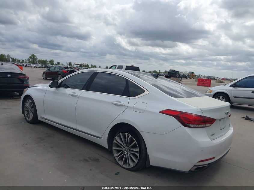 Vin: kmhgn4je7fu051493, lot: 46737925, hyundai genesis 3.8 luxury 20153