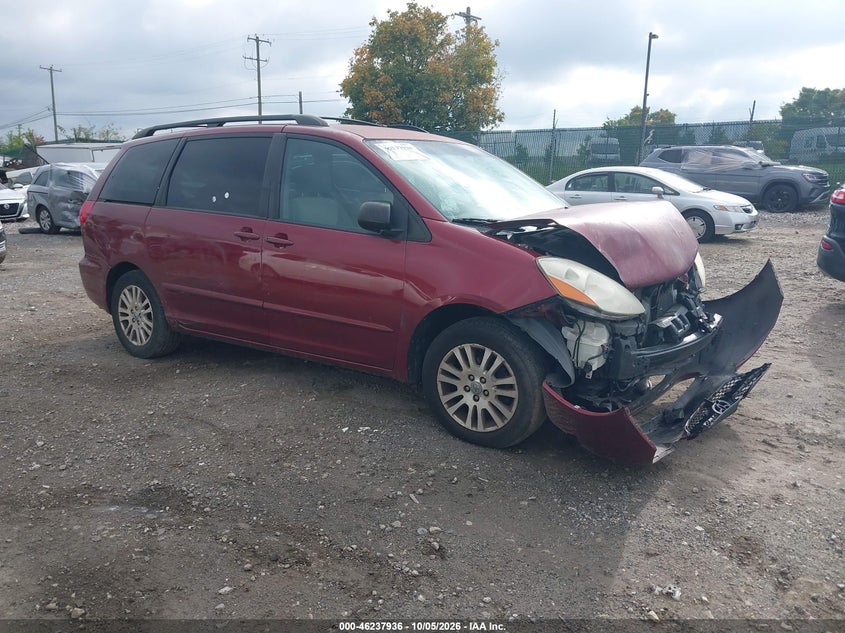 2008 Toyota Sienna Le, Перёд, IAAI, VIN 5TDZK23CX8S138544