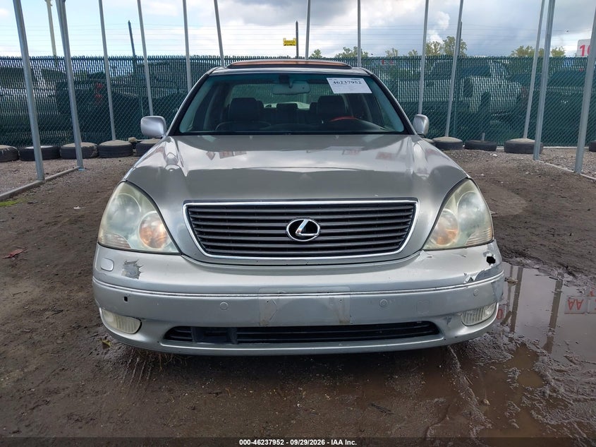 LEXUS LS 430 2003 VIN JTHBN30F230110390