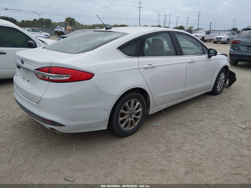 Vin: 3fa6p0g70hr383190, lot: 46737998, ford fusion s 20174