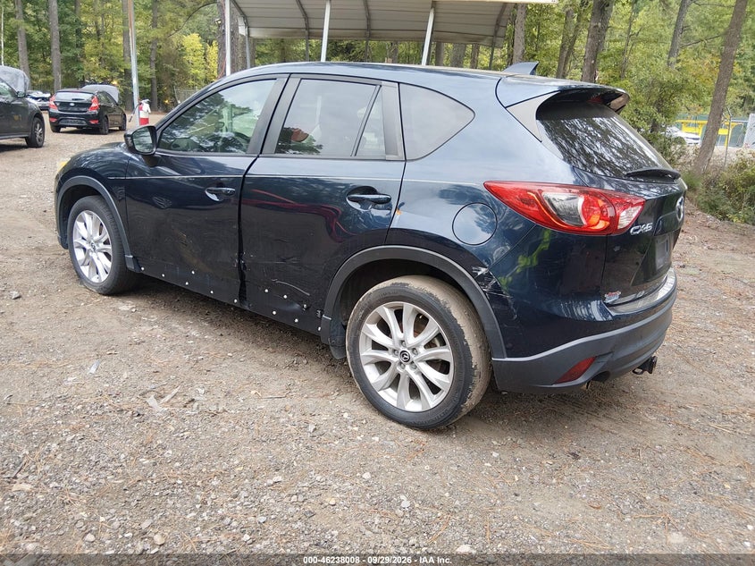 Vin: jm3ke2dy9f0456293, lot: 46738002, mazda cx-5 grand touring 20153