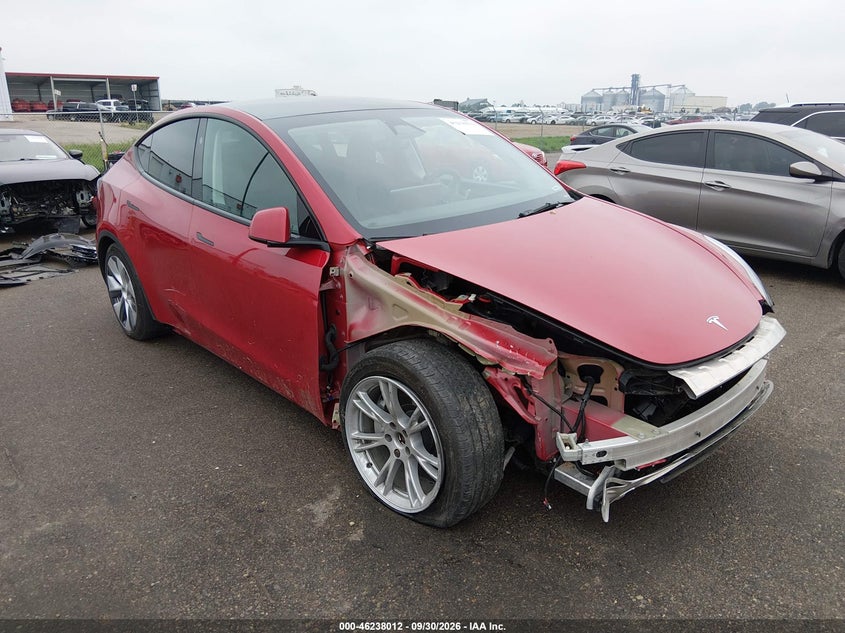 Vin: 7saygaee0pf971670, lot: 46738006, tesla model y awd/long range dual motor all-wheel drive 2023 img_1