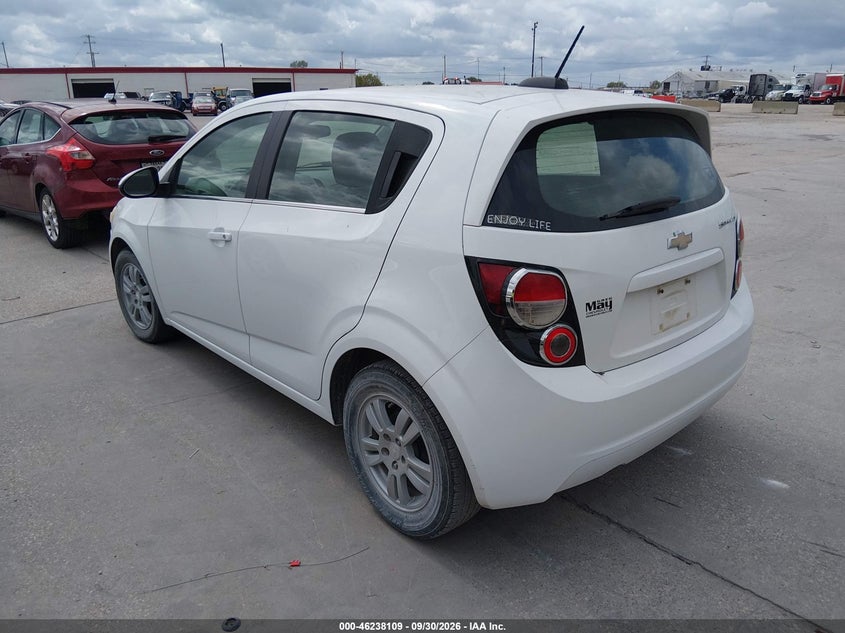 CHEVROLET SONIC 2015 VIN 1G1JC6SH6F4138086