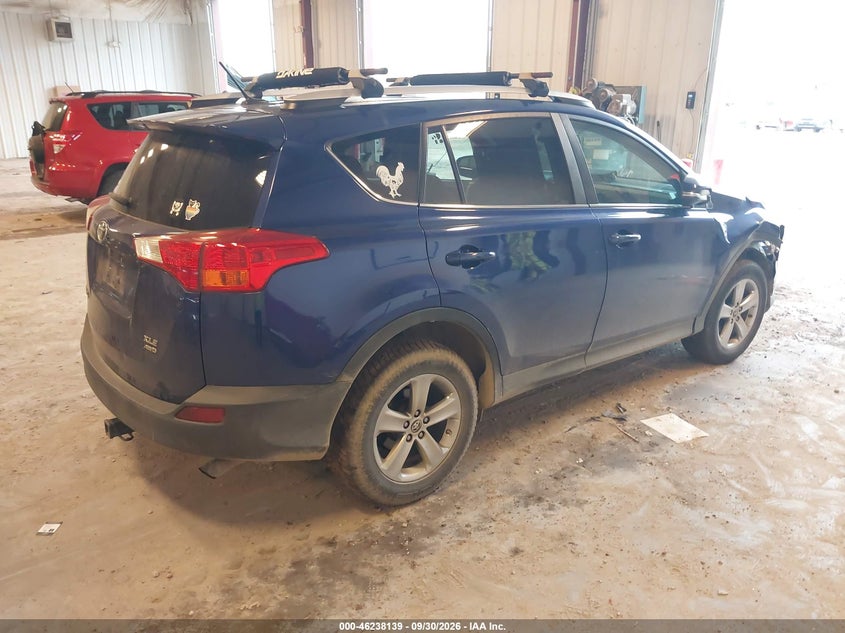 Vin: 2t3rfrev2fw262315, lot: 46738133, toyota rav4 xle 20154