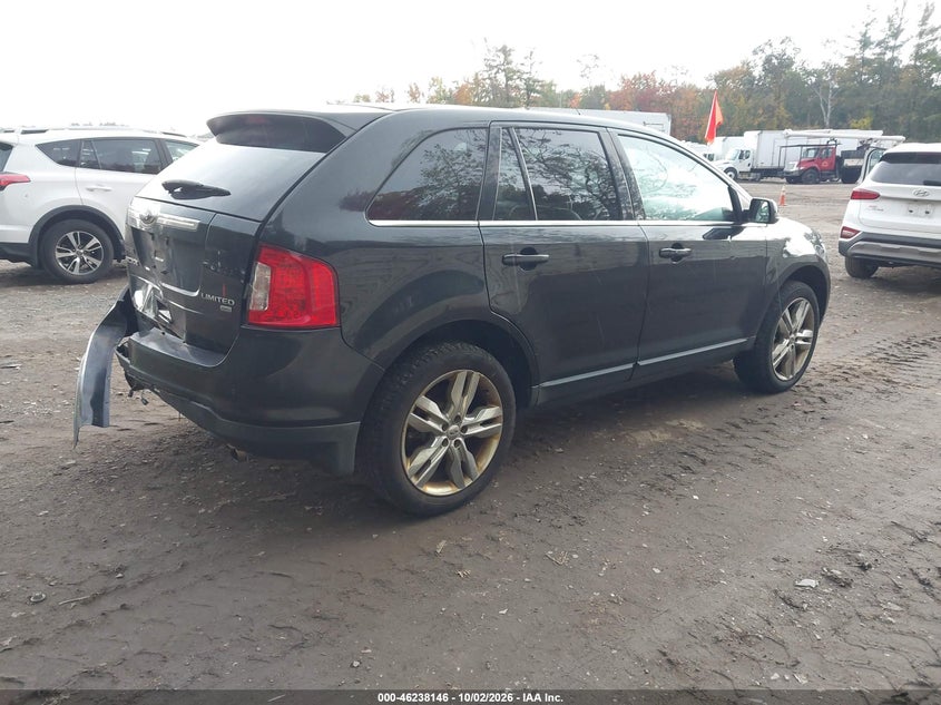 Vin: 2fmdk4kc2cba57048, lot: 46738140, ford edge limited 20124