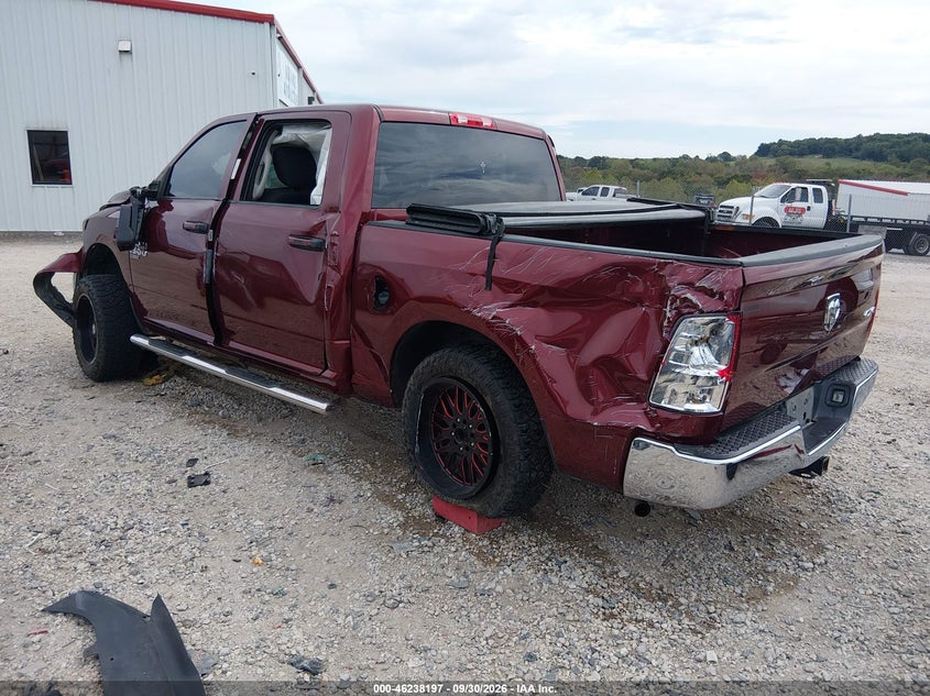 Vin: 3c6rr7kt2mg599697, lot: 46738190, ram 1500 classic tradesman  4x4 5'7 box 20213