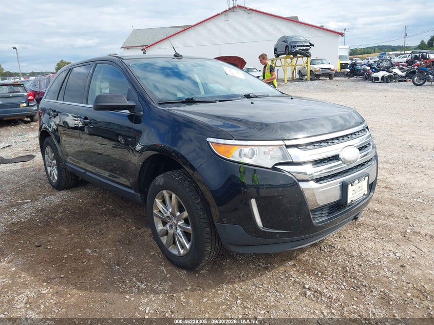 Vin: 2fmdk4kc7cba61600, lot: 46738299, ford edge limited 20121