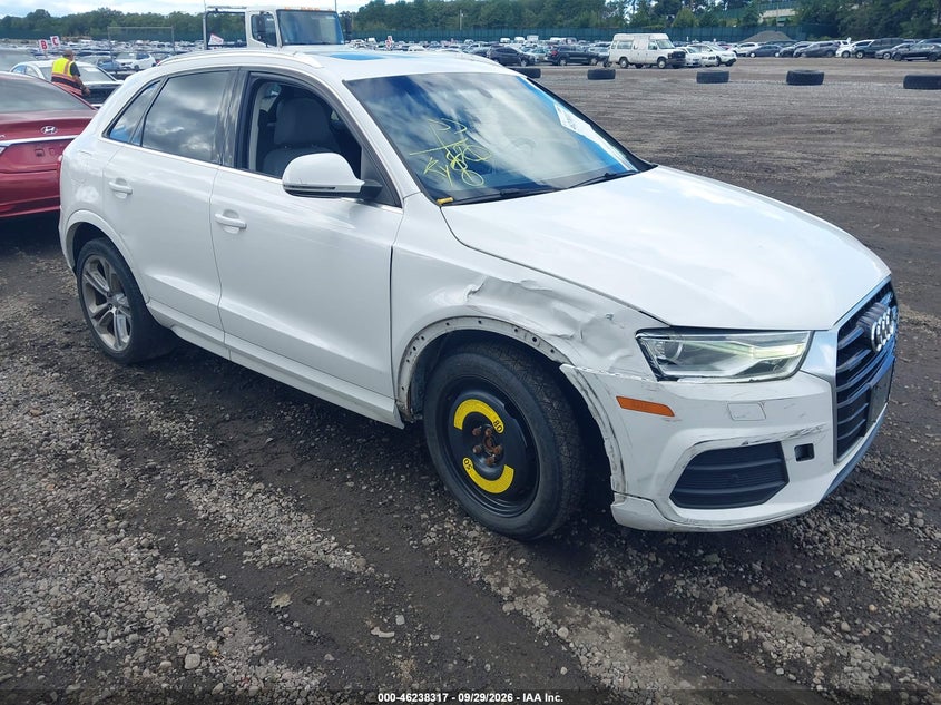 2017 Audi Q3 2.0T Premium, Перёд, IAAI, VIN WA1JCCFS4HR006486