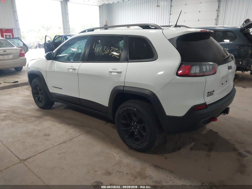 Vin: 1c4pjmbn9kd315175, lot: 46738326, jeep cherokee trailhawk 4x4 20193