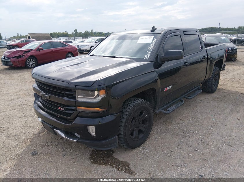 Vin: 3gcukrec4jg144988, lot: 46738341, chevrolet silverado 1500 2lt 20182