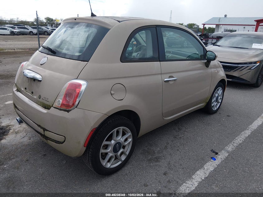 FIAT 500 2012 VIN 3C3CFFAR8CT370166