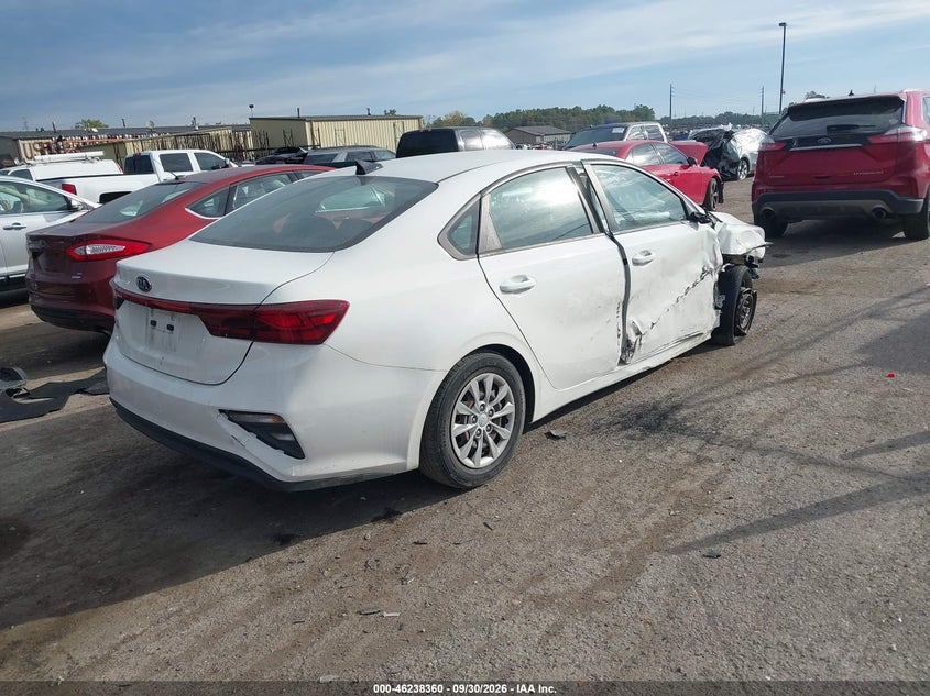 Vin: 3kpf24ad6le173353, lot: 46738354, kia forte fe 20204