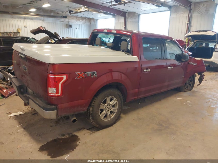 Vin: 1ftew1ep1gfa03979, lot: 46738402, ford f-150 xlt 20164