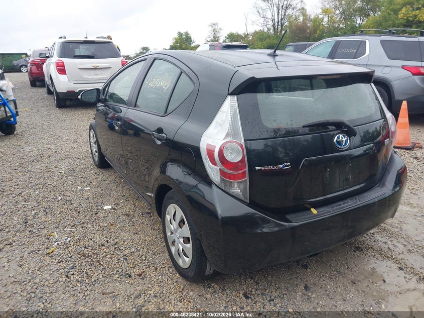 TOYOTA PRIUS C 2013 VIN JTDKDTB30D1536145