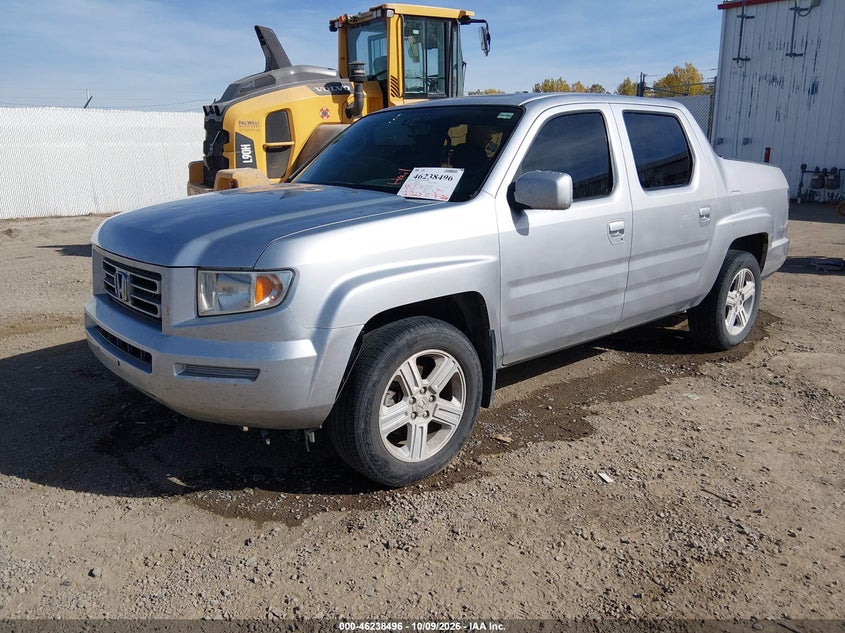 2013 Honda Ridgeline Rtl, Hail, IAAI, VIN 5FPYK1F50DB006160 — photo 2