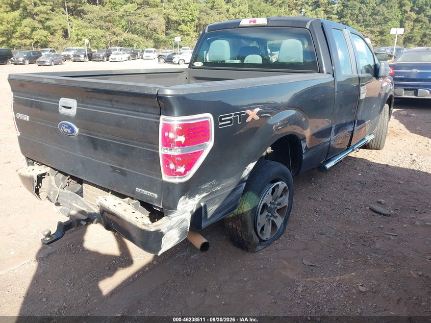 Vin: 1ftfx1cfxdfc61621, lot: 46738504, ford f-150 stx 20134