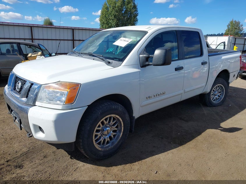 2013 Nissan Titan Pro-4X/S/Sl/Sv, Удар сзади, IAAI, VIN 1N6AA0EC5DN301762 — фото 2