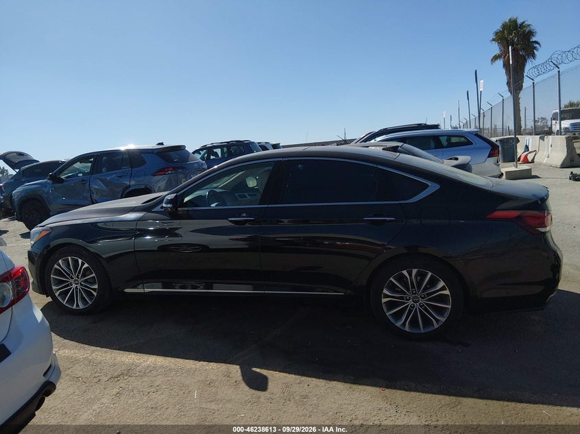 GENESIS G80 2017 VIN KMHGN4JE4HU183209