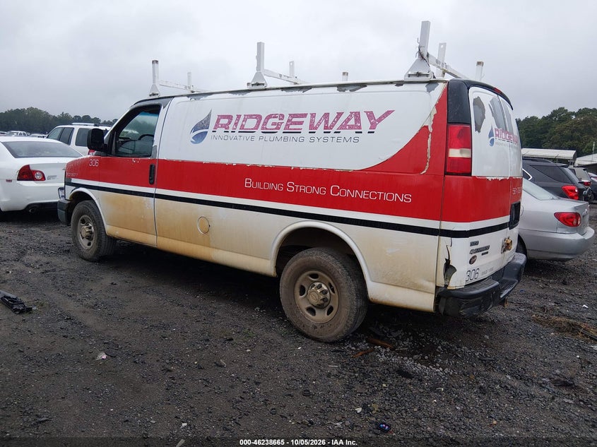 CHEVROLET EXPRESS 2500 2011 VIN 1GCWGFCA1B1140634