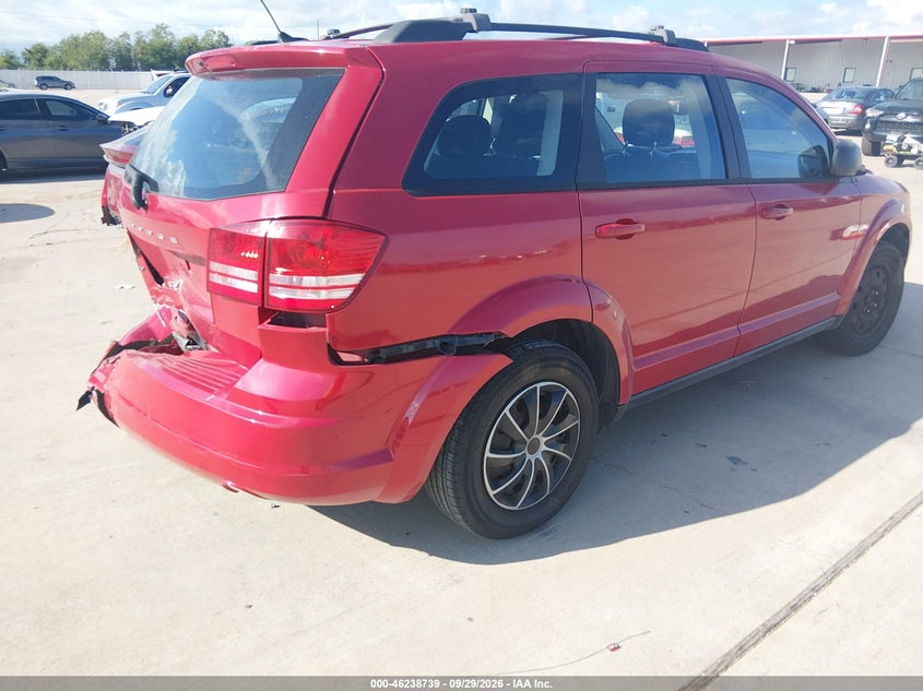 Vin: 3c4pdcab0ft517928, lot: 46738733, dodge journey american value pkg 20154