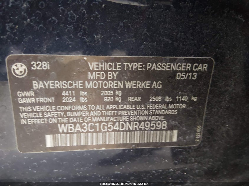 2013 BMW 328I · Фото 9