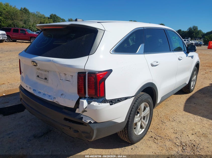 Vin: 5xyrgdlc5mg039389, lot: 46738753, kia sorento lx 20214