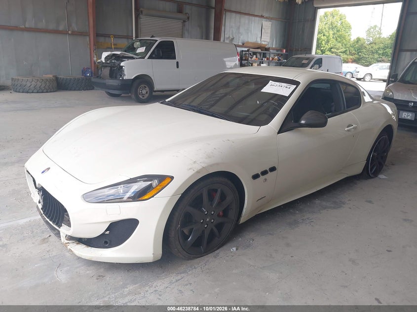 Vin: zam45vlaxd0075231, lot: 46738778, maserati granturismo mc/sport 20132