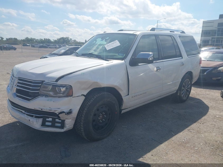 Vin: 5lmjj2jt2gel10405, lot: 46738814, lincoln navigator select 20162