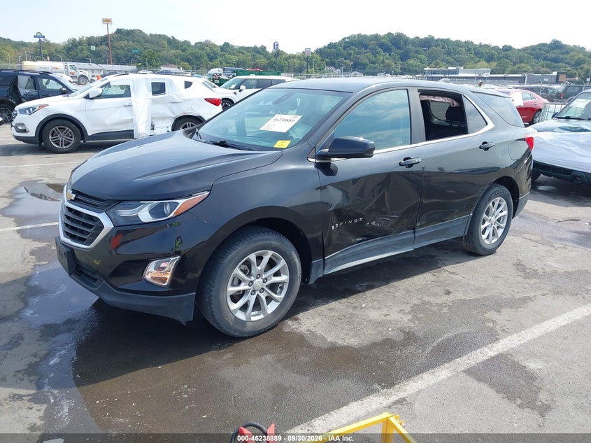 2021 Chevrolet Equinox Awd Lt, Левый бок, IAAI, VIN 2GNAXUEV7M6123066 — фото 2