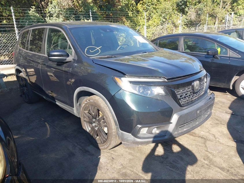 Vin: 5fnyf7h29kb006271, lot: 46738907, honda passport sport 2019 img_1