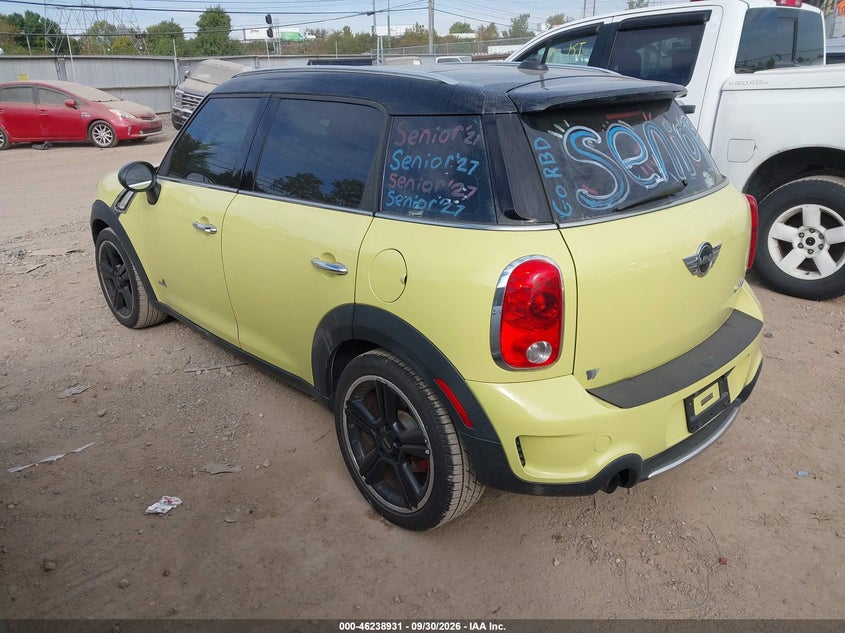MINI COOPER S COUNTRYMAN 2012 VIN WMWZC5C53CWL56184