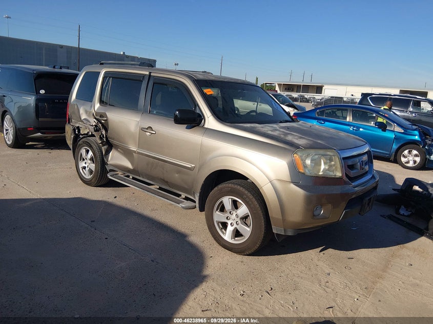 Vin: 5fnyf3h59ab019524, lot: 46738959, honda pilot ex-l 20101